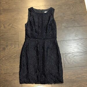Trina Turk Navy Lace Mini Dress